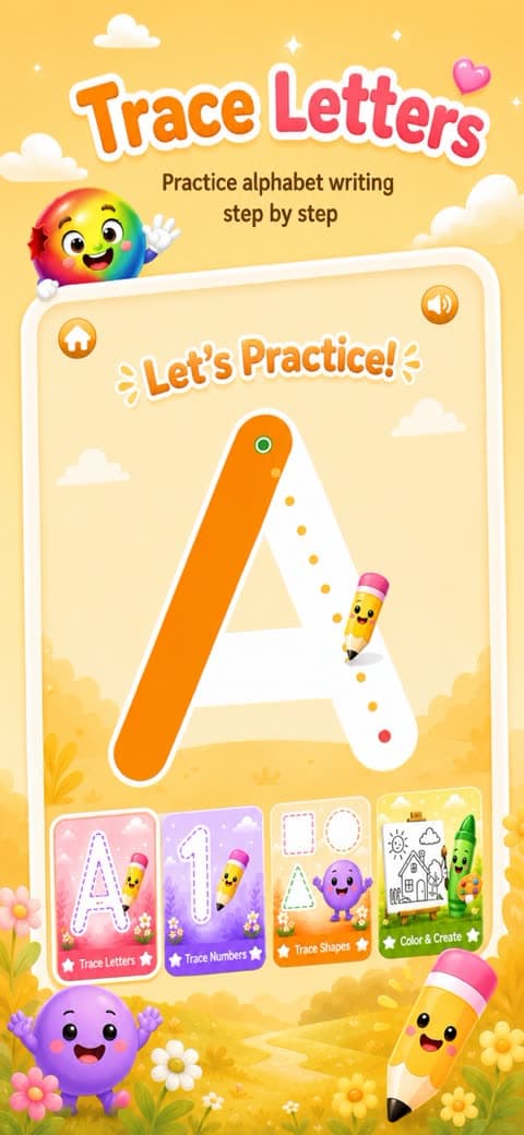 Keke Kids — app screens